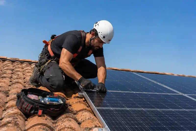 Maintenance et monitoring de panneaux solaires à Saint-Laurent-sur-Saône