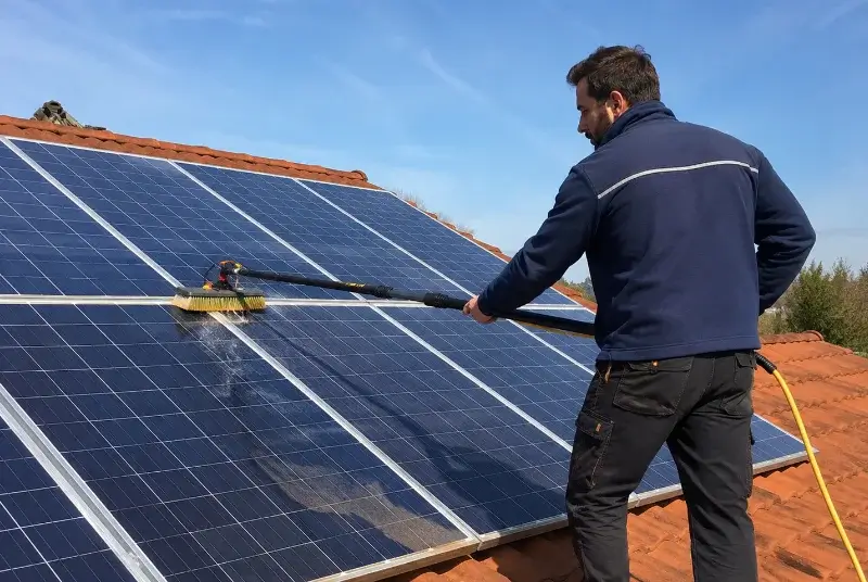 Nettoyage et entretien de panneaux solaires à Saint-Laurent-sur-Saône